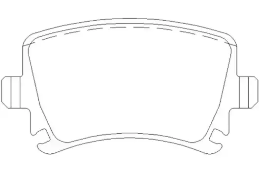 Тормозные колодки дисковые задняя ось TEXTAR 2391402