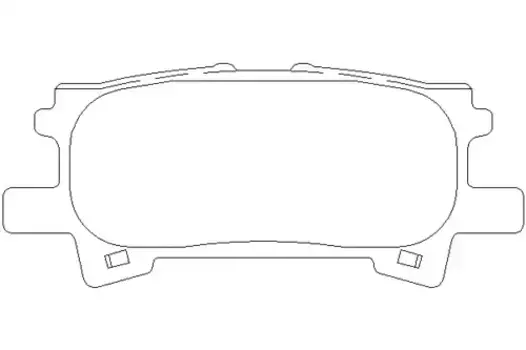 Тормозные колодки дисковые задняя ось TEXTAR 2396701