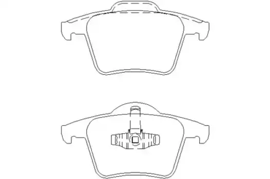 Тормозные колодки дисковые задняя ось TEXTAR 2401101