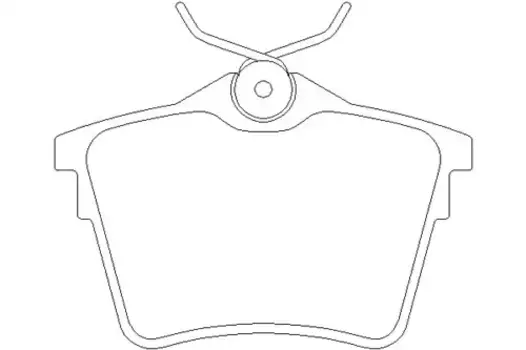 Тормозные колодки дисковые задняя ось TEXTAR 2413501