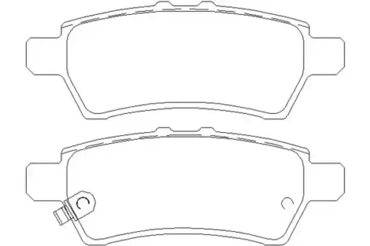 Тормозные колодки дисковые задняя ось TEXTAR 2424001