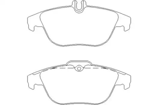 Тормозные колодки дисковые задняя ось TEXTAR 2425301
