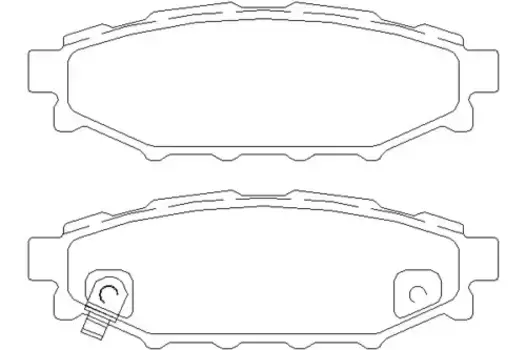 Тормозные колодки дисковые задняя ось TEXTAR 2427101