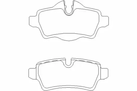 Тормозные колодки дисковые задняя ось TEXTAR 2428901