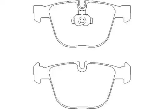 Тормозные колодки дисковые задняя ось TEXTAR 2445801