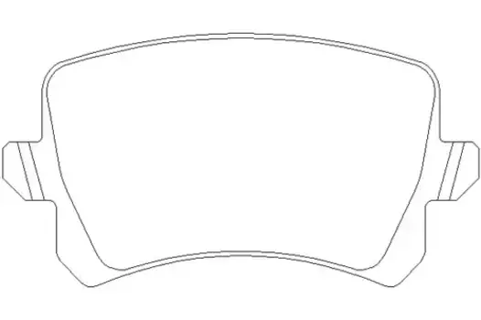 Тормозные колодки дисковые задняя ось TEXTAR 2448302