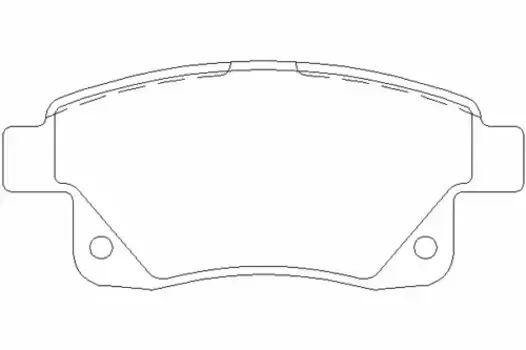 Тормозные колодки дисковые задняя ось TEXTAR 2448601