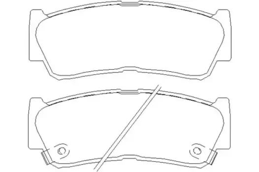 Тормозные колодки дисковые задняя ось TEXTAR 2448801