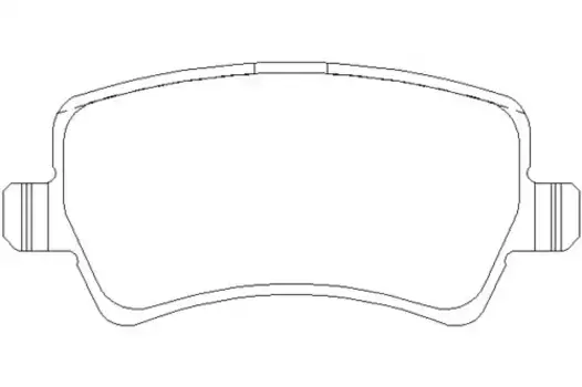 Тормозные колодки дисковые задняя ось TEXTAR 2449601