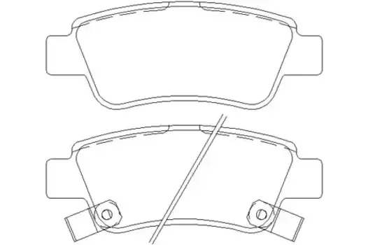 Тормозные колодки дисковые задняя ось TEXTAR 2463501