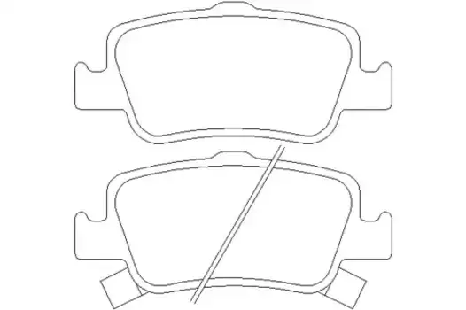 Тормозные колодки дисковые задняя ось TEXTAR 2466401