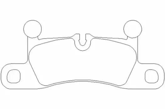 Тормозные колодки дисковые задняя ось TEXTAR 2472101