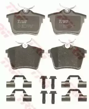 Тормозные колодки дисковые задняя ось TRW GDB1596