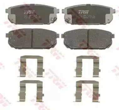 Тормозные колодки дисковые задняя ось TRW GDB3344