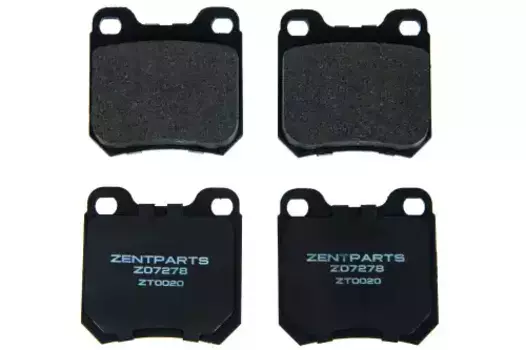 Тормозные колодки дисковые задняя ось ZENTPARTS Z07278