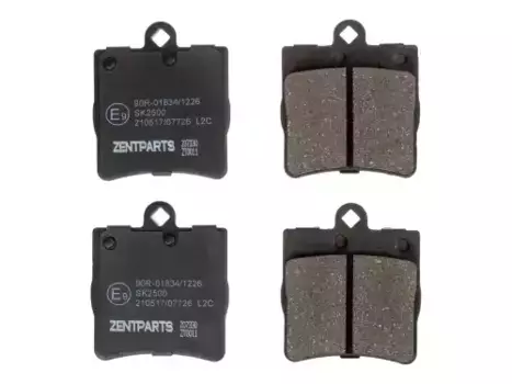 Тормозные колодки дисковые задняя ось ZENTPARTS Z07330