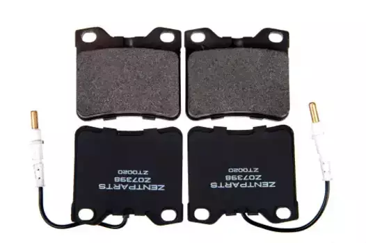 Тормозные колодки дисковые задняя ось ZENTPARTS Z07398