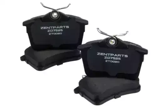 Тормозные колодки дисковые задняя ось ZENTPARTS Z07525