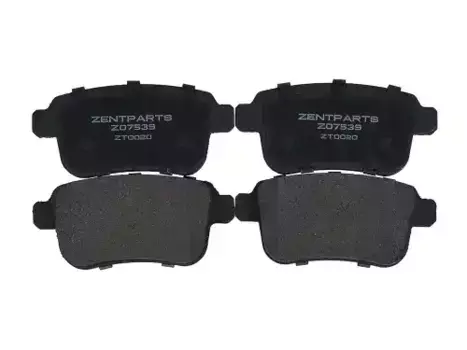 Тормозные колодки дисковые задняя ось ZENTPARTS Z07539