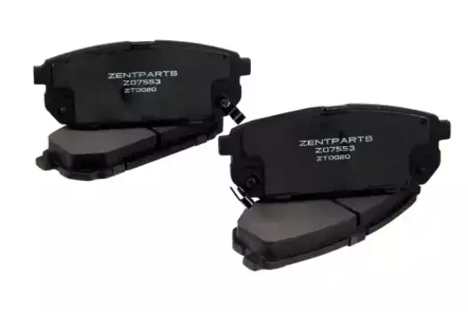 Тормозные колодки дисковые задняя ось ZENTPARTS Z07553