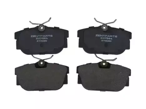 Тормозные колодки дисковые задняя ось ZENTPARTS Z07554