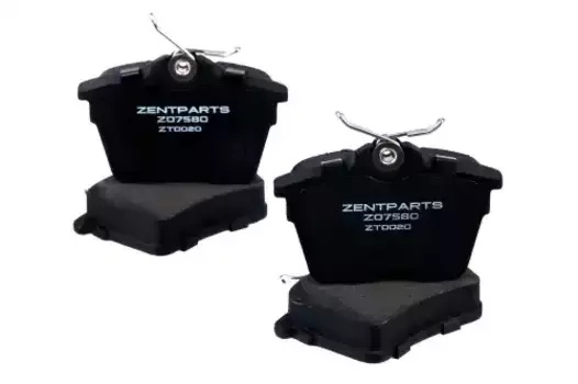 Тормозные колодки дисковые задняя ось ZENTPARTS Z07580