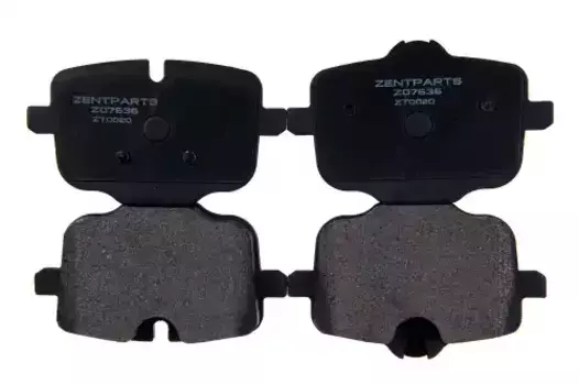 Тормозные колодки дисковые задняя ось ZENTPARTS Z07636