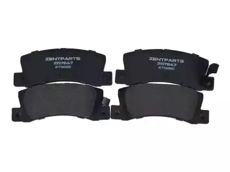 Тормозные колодки дисковые задняя ось ZENTPARTS Z07647