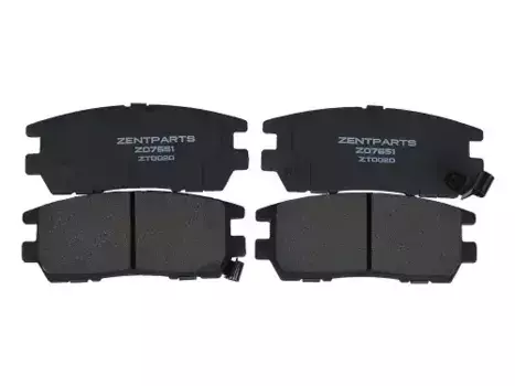 Тормозные колодки дисковые задняя ось ZENTPARTS Z07651