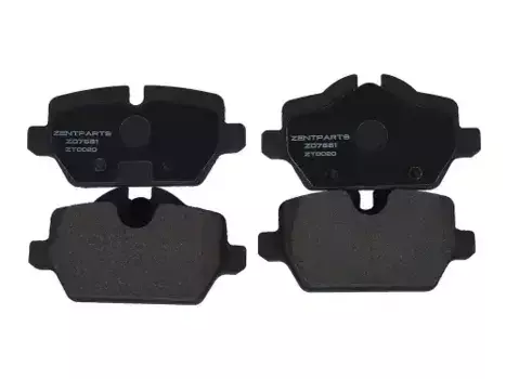 Тормозные колодки дисковые задняя ось ZENTPARTS Z07681