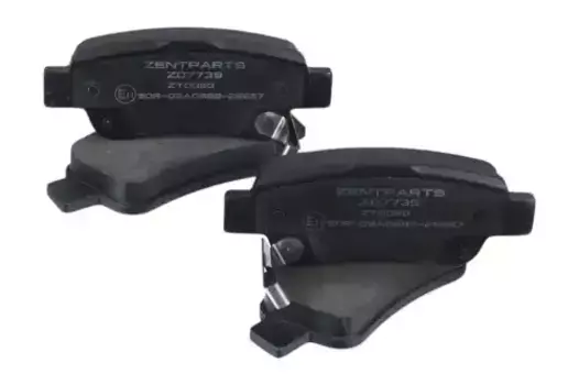 Тормозные колодки дисковые задняя ось ZENTPARTS Z07739