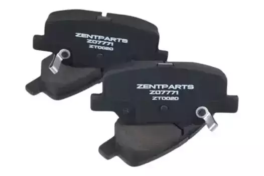 Тормозные колодки дисковые задняя ось ZENTPARTS Z07771