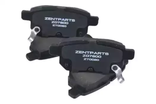Тормозные колодки дисковые задняя ось ZENTPARTS Z07800