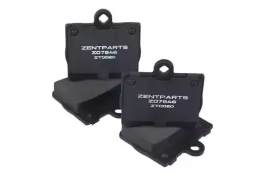 Тормозные колодки дисковые задняя ось ZENTPARTS Z07846
