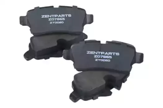 Тормозные колодки дисковые задняя ось ZENTPARTS Z07865