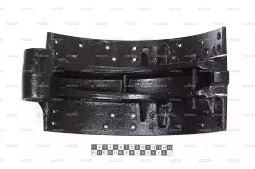 Тормозные колодки дисковые ZEVS BL4007