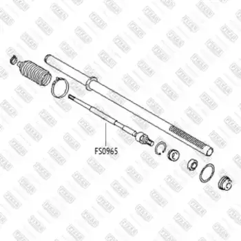 тяга рулевая!\ Hyundai Getz 02>