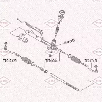 Рулевая тяга TATSUMI TED1044