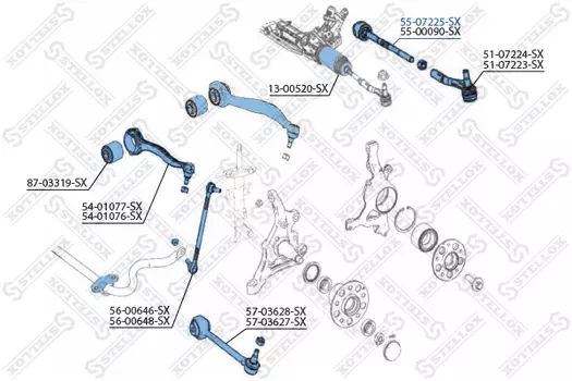 тяга рулевая!\ MB W204/C209 06>