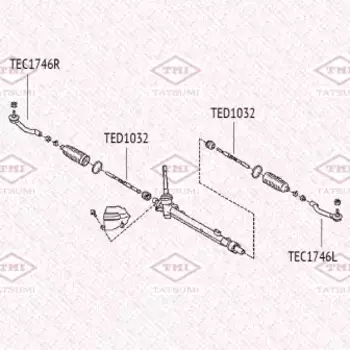 Рулевая тяга TATSUMI TED1032