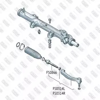 Рулевая тяга FIXAR FS0866