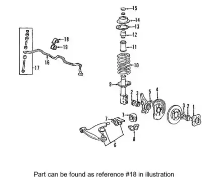 Тяга стабилизатора MITSUBISHI MB597604
