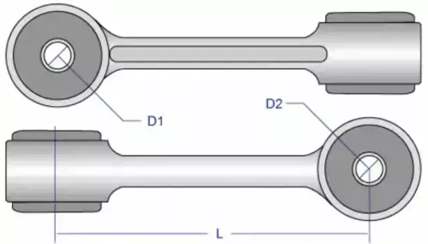 Тяга стабилизатора MOOG ME-LS-0725