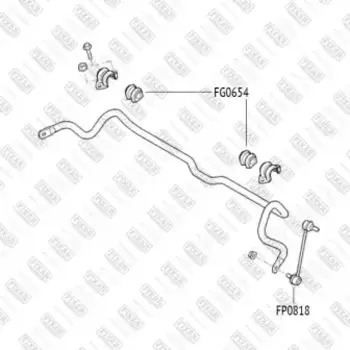Тяга стабилизатора FIXAR FP0818