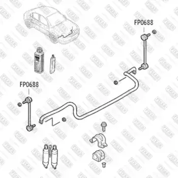 Тяга стабилизатора FIXAR FP0688