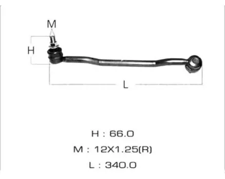 Тяга стабилизатора MASUMA ML-9114R