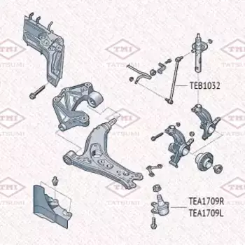 Тяга стабилизатора TATSUMI TEB1032