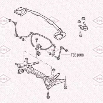 Тяга стабилизатора TATSUMI TEB1008