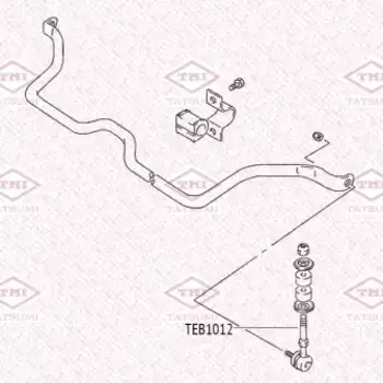 тяга стабилизатора передняя!\ SUZUKI Grand Vitara 98>