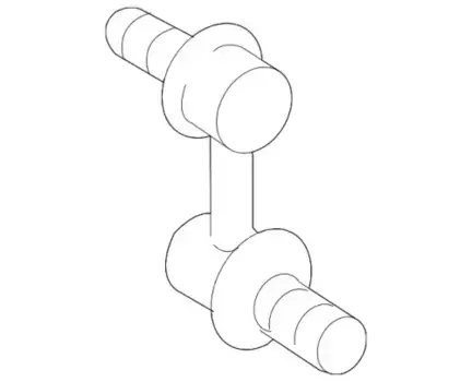 Тяга стабилизатора SUBARU 20420AL001